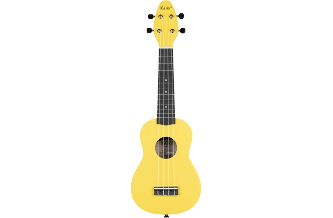 Set ukulele sopran Ortega KEIKI K2 Series Ukulele Set 4 String ''Lemon Grass" - incl. Gymbag/H-Tuner/5 Picks/Strap