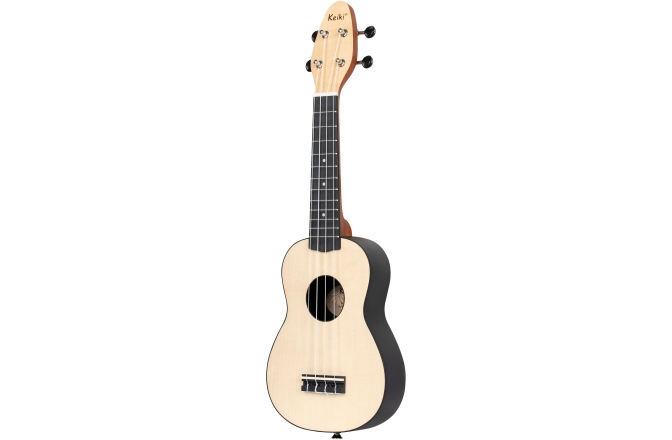Set ukulele sopran Ortega KEIKI K2 Series Ukulele Set 4 String ''Maple" - incl. Gymbag/H-Tuner/5 Picks/Strap