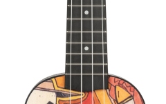Set ukulele sopran Ortega KEIKI Ukulele Set ''El Muerto" - incl. Gymbag/H-Tuner/5 Picks/Strap