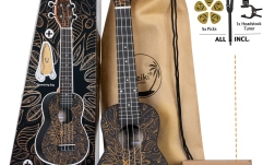 Set ukulele Superscale Ortega KEIKI K2 Series Superscale Ukulele Set 4 String K2SS-OKC