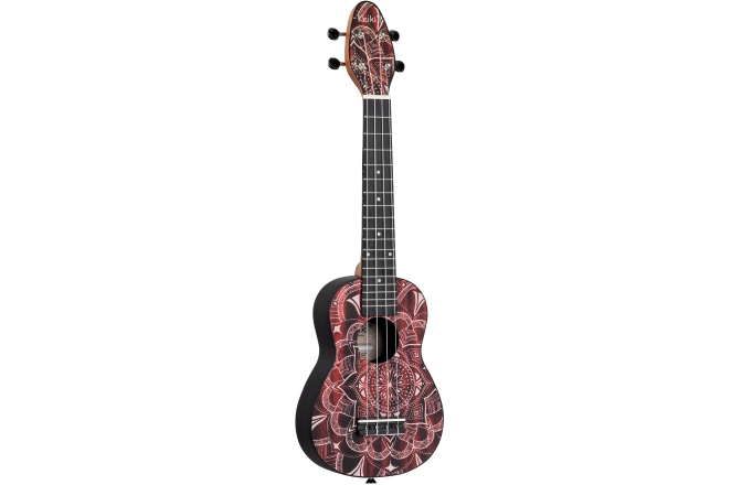 Set ukulele Superscale Ortega KEIKI K2 Series Superscale Ukulele Set 4 String K2SS-RKC