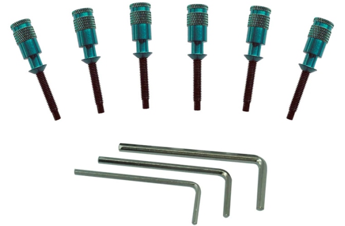 Set unelte si piese sistem tremolo Floyd Rose  FRHPBLP - Hollow Point Intonation System - Blue