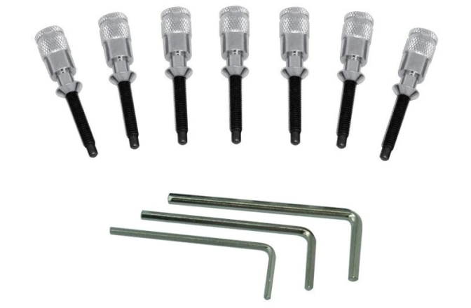 Set unelte si piese sistem tremolo Floyd Rose  FRHPCP - Hollow Point Intonation System - 7-String - Chrome