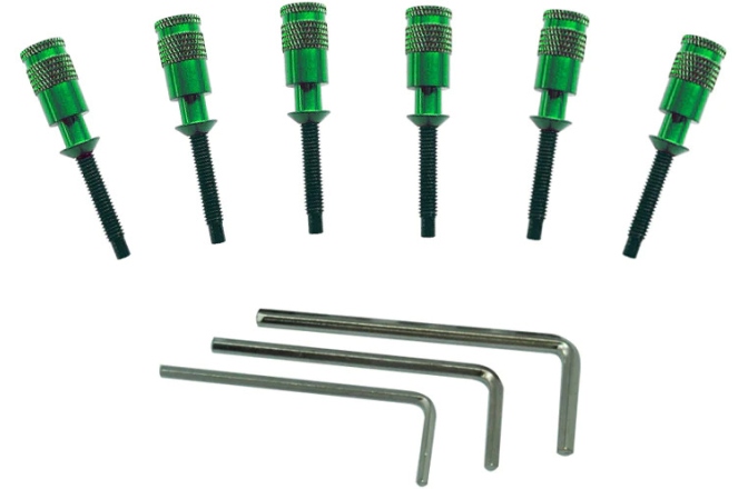 Set unelte si piese sistem tremolo Floyd Rose  FRHPGNP - Hollow Point Intonation System - Green