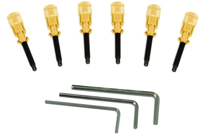Set unelte si piese sistem tremolo Floyd Rose  FRHPGP - Hollow Point Intonation System - Gold
