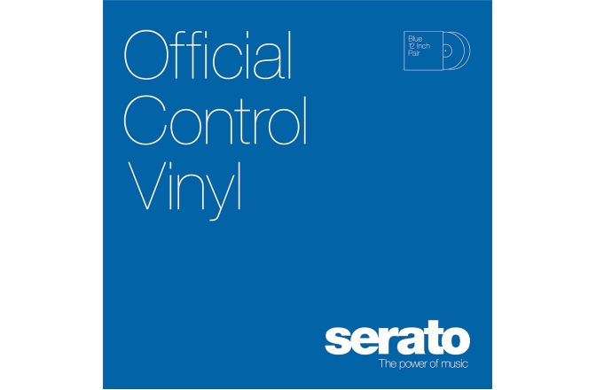 Set viniluri de control Serato Control Vinyl 2x12 - Blue