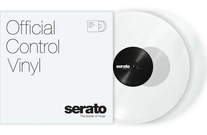 Set viniluri de control Serato Control Vinyl 2x12 - Clear