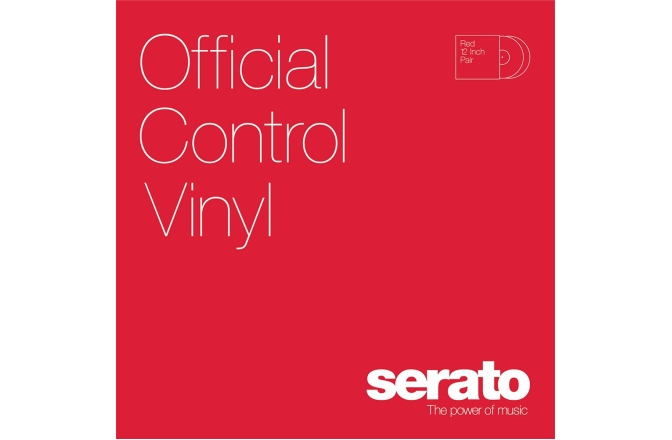 Set viniluri de control Serato Control Vinyl 2x12 - Red