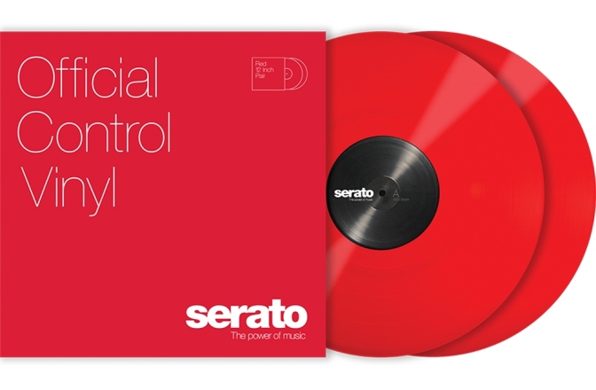 Set viniluri de control Serato Control Vinyl 2x12 - Red