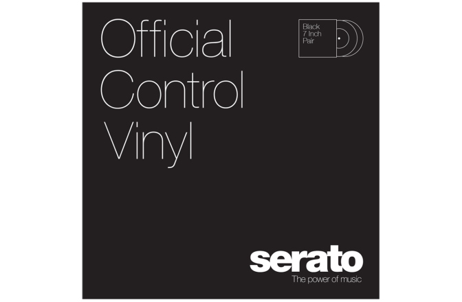 Set viniluri de control Serato Control Vinyl 2x7 - Black