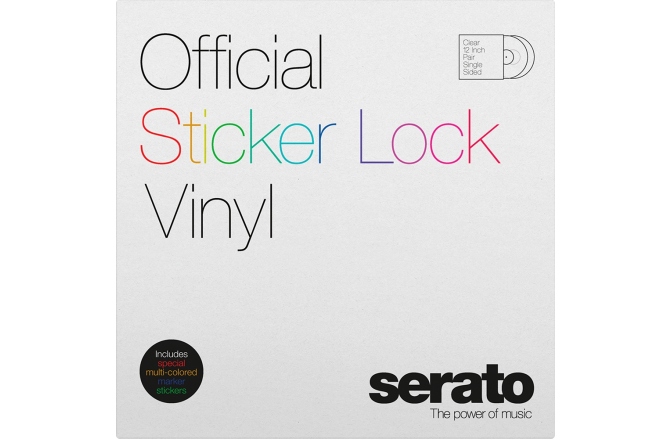 Set viniluri de control Serato Sticker Lock Control Vinyl 2x12