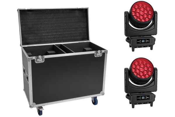 Set 2x LED IP TMH-H760 + Case with wheels
