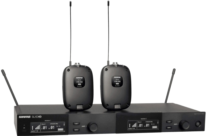 Set wireless chitară Shure SLXD14 Dual G59