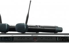 Set wireless cu 2 microfoane de mana, RELACART UR-260D 2-Channel UHF System Relacart UR-260D 2-Channel UHF System