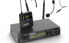 Set wireless cu microfon de tip căști LD Systems WIN 42 BPH
