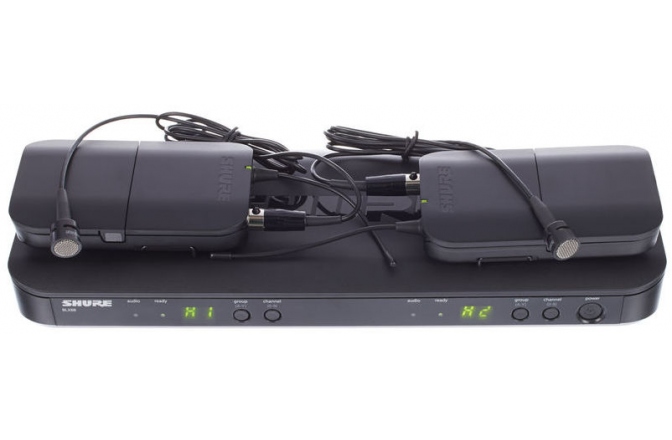 Set wireless dual - lavalieră Shure BLX188 / CVL