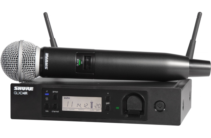 Set wireless Shure GLXD24R/SM58