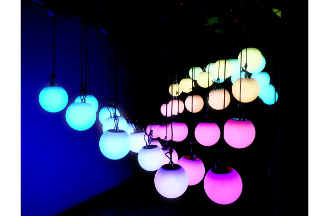 Sferă LED Eurolite LED Space Ball 35 MK3 + HST-500