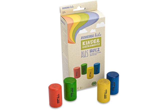 Shakere colorate pentru copii Rohema Color Shaker Set of 4 