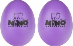 Shakere Nino Percussion Egg Shaker Pair - aubergine