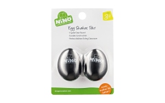 Shakere Nino Percussion Egg Shaker Pair - black