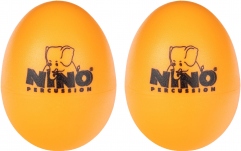 Shakere Nino Percussion Egg Shaker Pair - orange