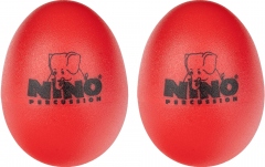 Shakere Nino Percussion Egg Shaker Pair - red