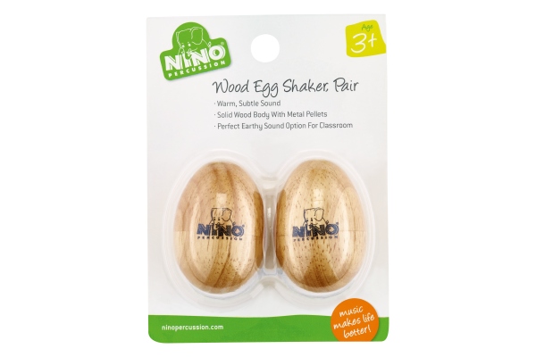 Egg Shaker Wood Pair - Small