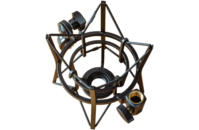 Shock-mount + pop-filtru ROQ Audio SM4 Shock Mount With Pop Filter