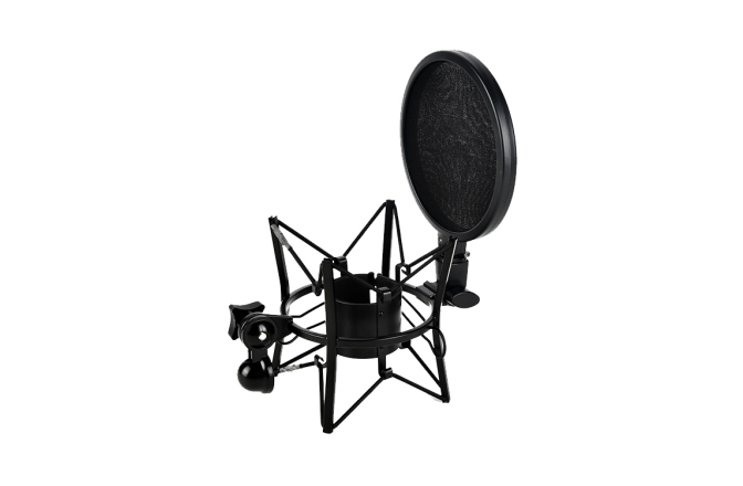Shock-mount cu pop-filtru ROQ Audio SM4 Shock Mount + Pop Filter - 44 - 54 mm