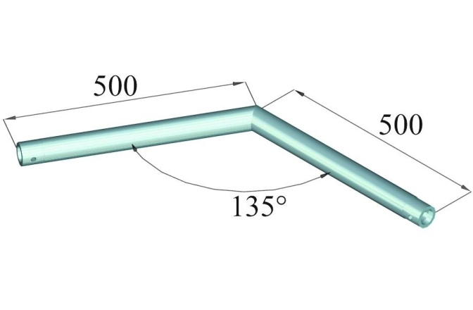 Siguranță Alutruss SINGLELOCK SPAC-23 QUICK-LOCK Corner 135°