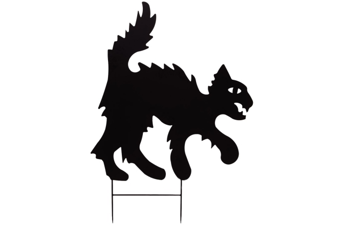 Siluetă pisică din metal Europalms Silhouette Metal Cat, 53cm