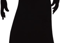 Siluetă zombie, femeie Europalms Silhouette Metal Zombie Woman, 135cm