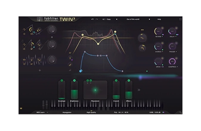 Sintetizator virtual  FabFilter Twin 3 Virtual Synthesizer (Download)