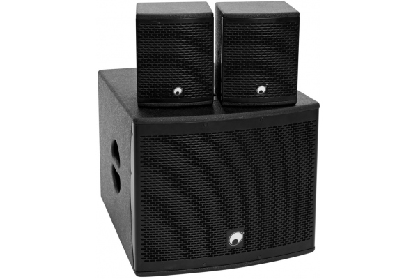 Set MOLLY-12A Subwoofer active + 2x MOLLY-6 Top 8 Ohm, black