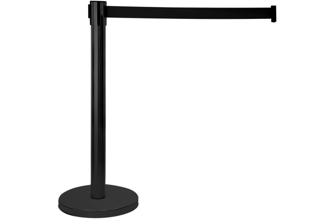 Sistem barieră Eurolite Barrier System SW-1S with Retractable black Belt