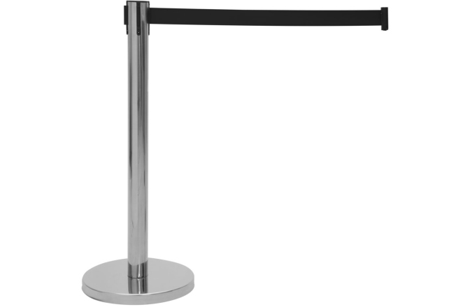 Sistem barieră Eurolite Barrier System with Retractable black Belt