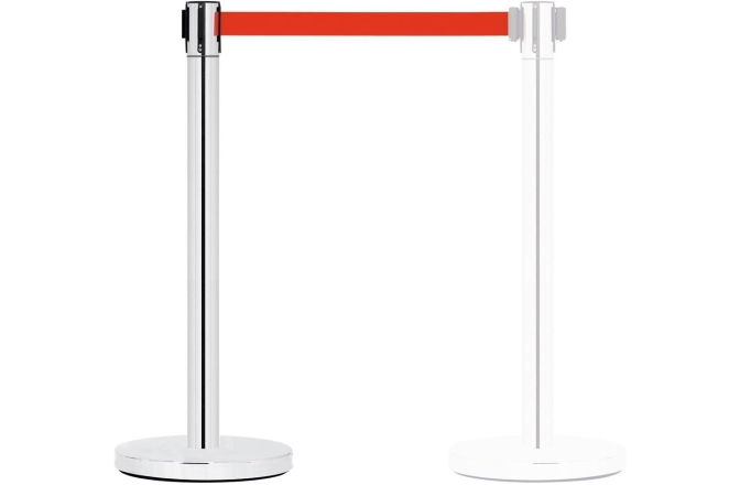Sistem barieră GUIL PST-11 Barrier System with Retractable Belt (red)