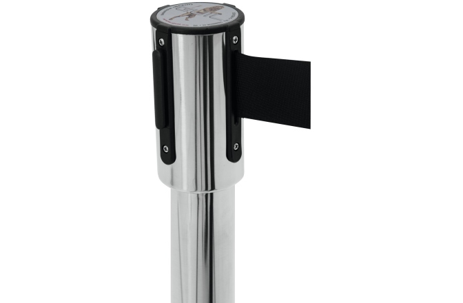 Sistem barieră GUIL PST-11N Barrier System with Retractable Belt (black)