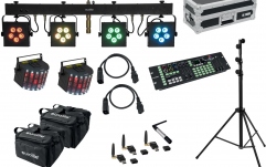 Sistem complet Lumini + Laser Eurolite Set LED KLS-902 + Laser Derby Mobile Bundle