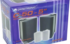 sistem de difuzoare PA dedicat pentru instalații fixe Omnitronic C-50 black 2x