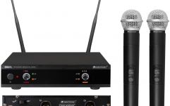 Sistem de microfon wireless OMNITRONIC UHF-E2 823,6/826,1 MHz Omnitronic Sistem de microfon wireless UHF-E2 823,6/826,1 MHz