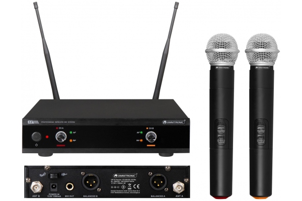 Sistem de microfon wireless UHF-E2 823,6/826,1 MHz