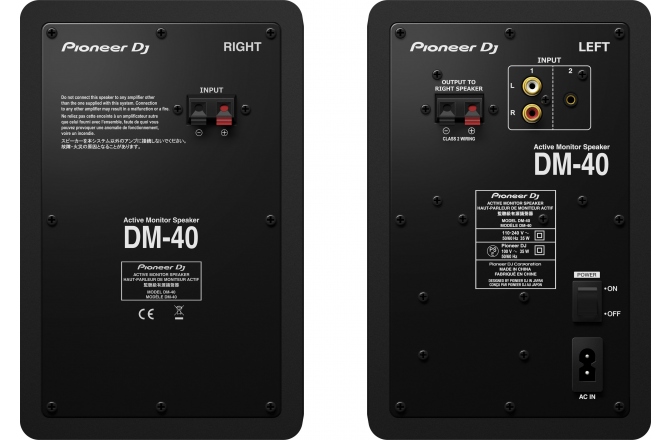 Sistem de Monitor Desktop de 4” (Negru) Pioneer DJ DM-40