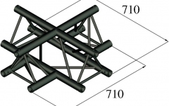 Sistem de truss în 3 puncte Alutruss TRILOCK S-PAC-41 4-Way Cross