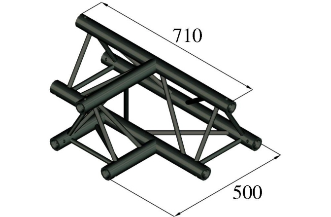 Sistem de truss în 3 puncte Alutruss TRILOCK S-PAT-36 3-Way T-Piece