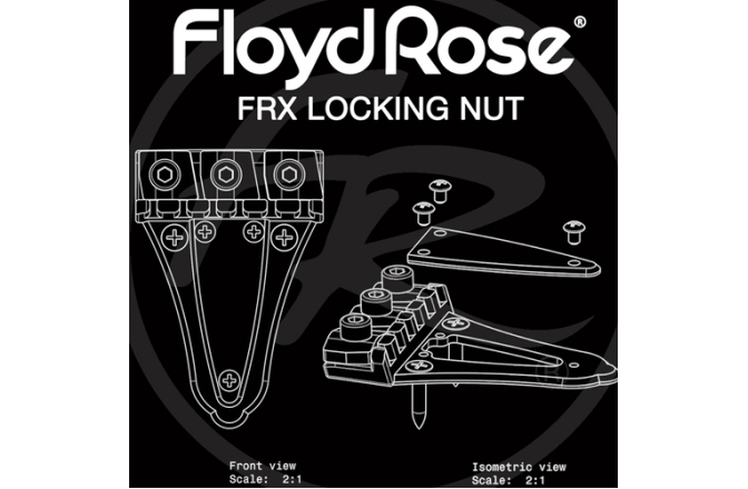 Sistem Floyd-Rose Floyd Rose  FRTX02000 - FRX Tremolo System - Black