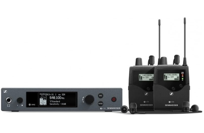 Sistem IEM Sennheiser ew IEM G4 Twin A-Band