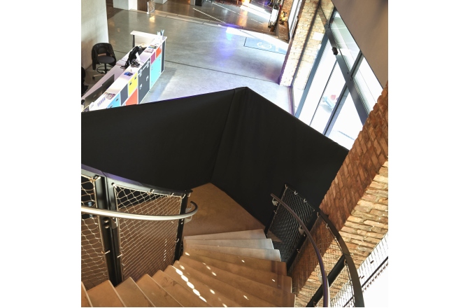 Sistem modular cortină / draperie Gravity Cortina Mobila cu Tija - PAD SET 2