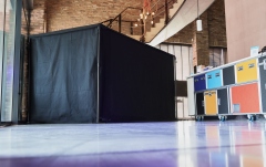 Sistem modular cortină / draperie Gravity Cortina Mobila cu Tija - PAD SET 2